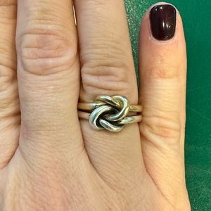 James Avery Lovers’ Knot Ring 7.5